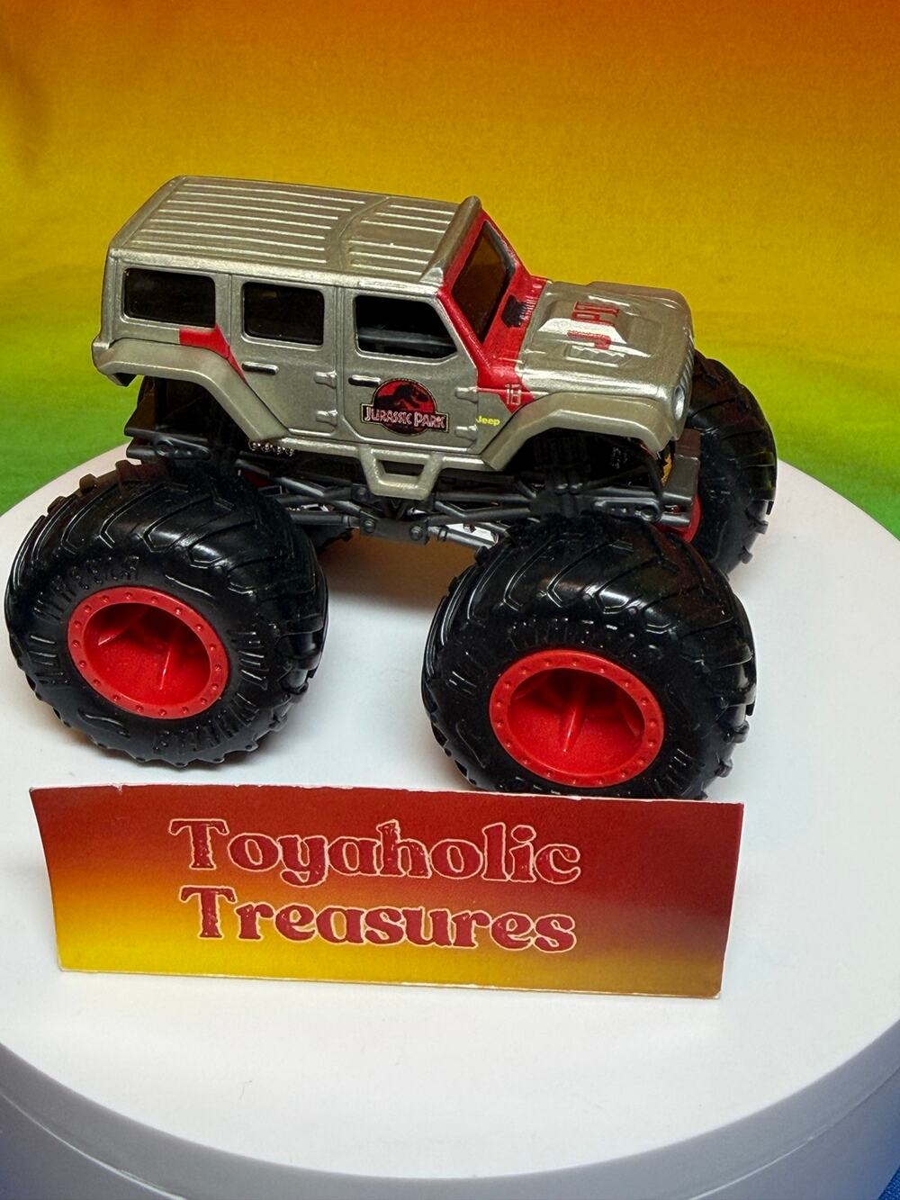 Hot Wheels Monster Trucks Jurassic Park Dinosaur Jeep Wrangler